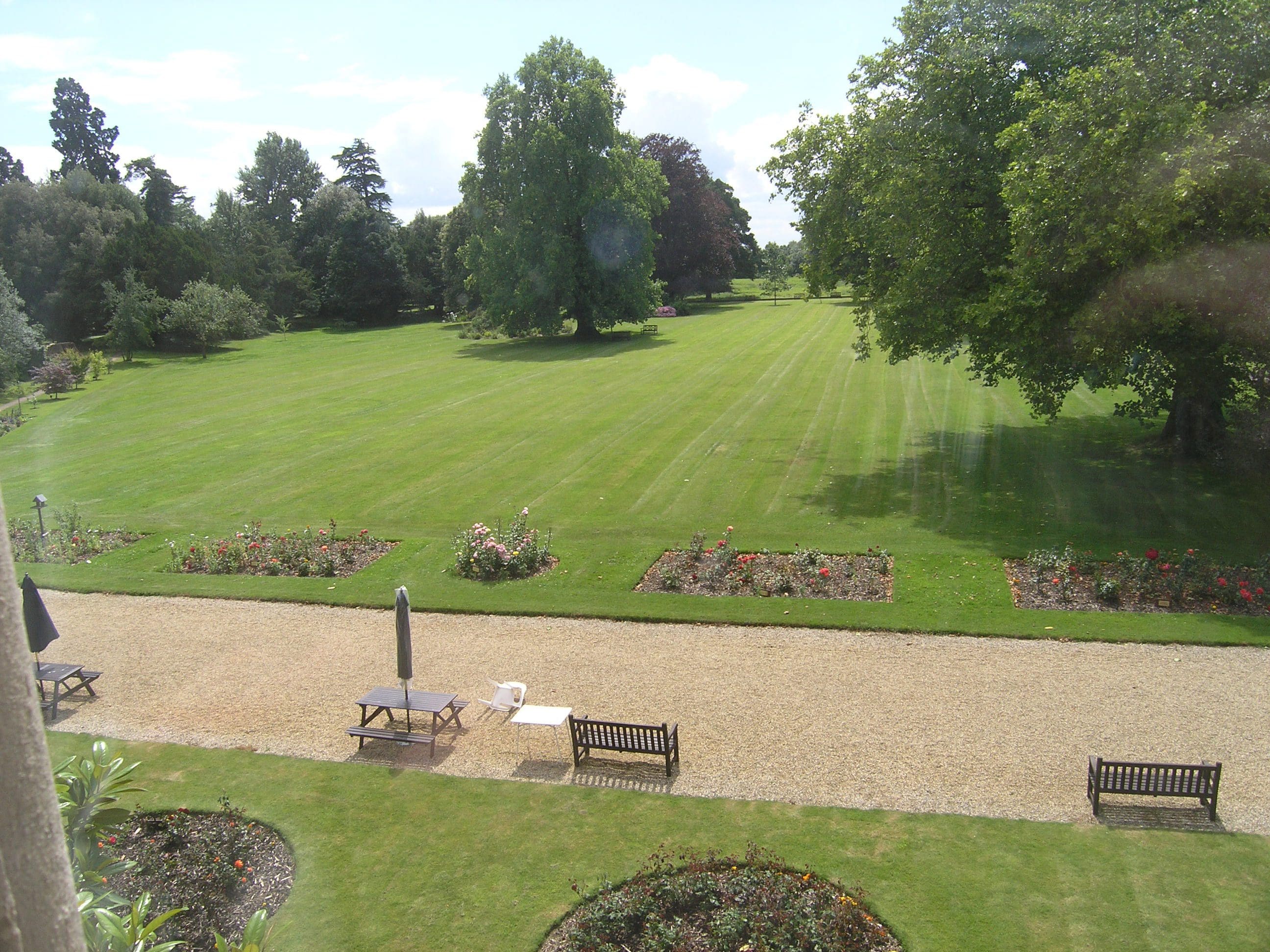 The gardens of the Arthur Findlay College