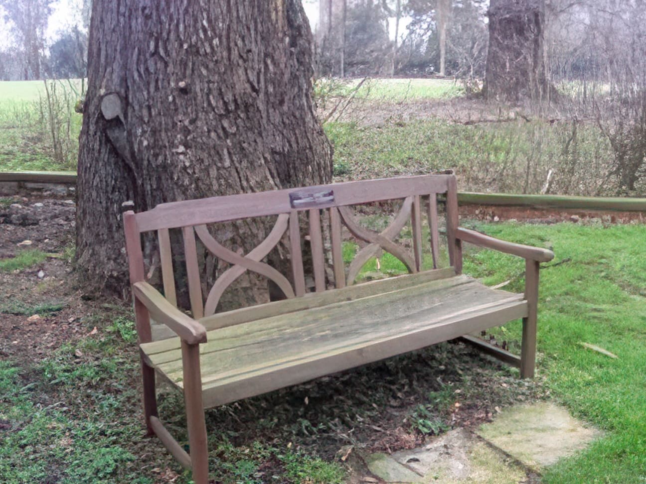 Click the bench above to see the memorial. 