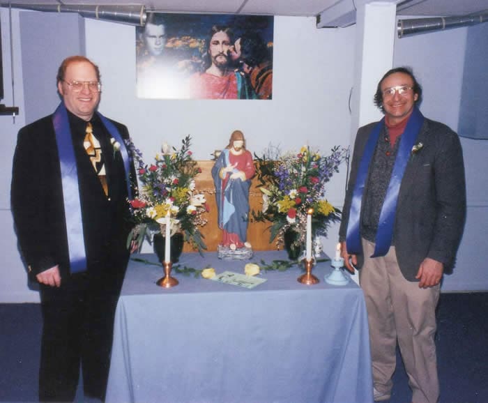 Rev. Sidney Schwartz and Rev. Glen Barron were ordained during the same ceremony.