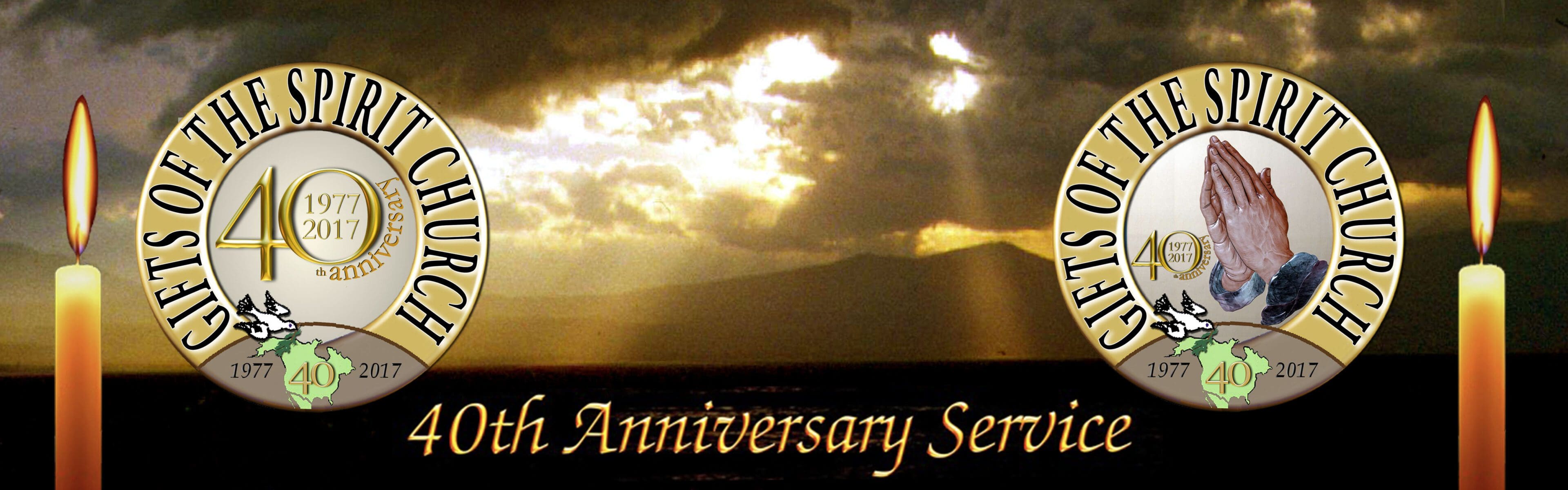 40th Anniversary Banner