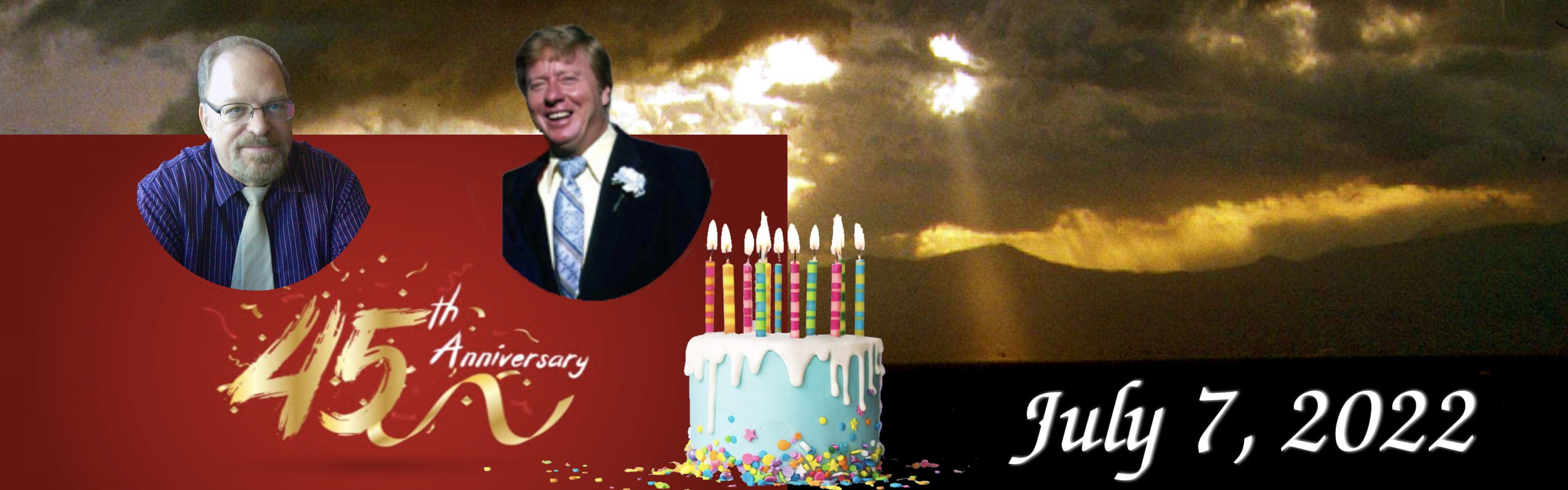 45th Anniversary Banner