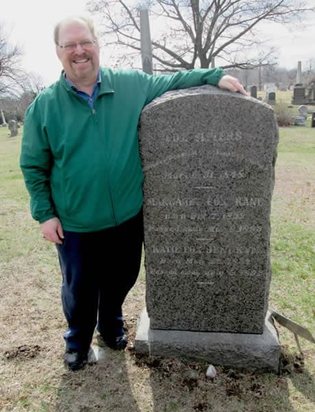 Sidney Schwartz at the Fox Grave