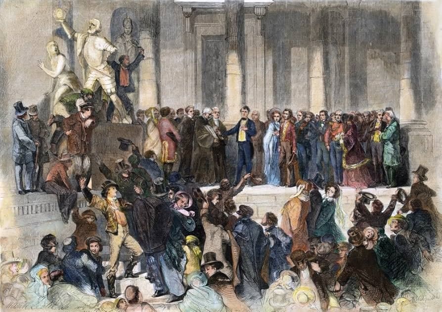 The Inauguration of Franklin Pierce As The 14th President of The United States 