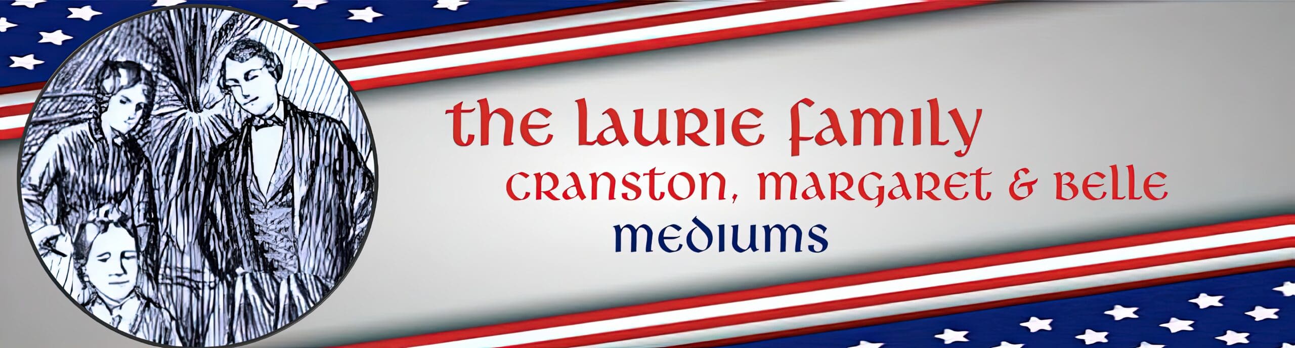 The Laurie Family Mediums Banner Design