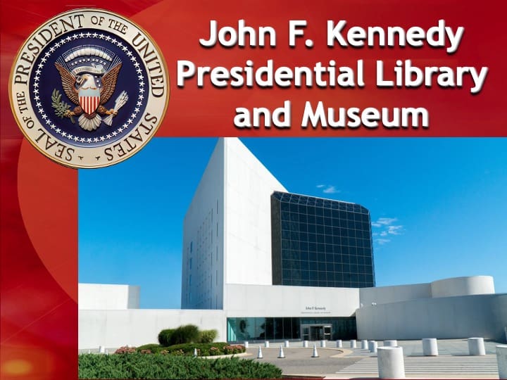 John F. Kennedy Library exterior view.