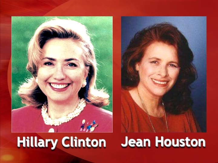 Two women smiling in separate portraits.