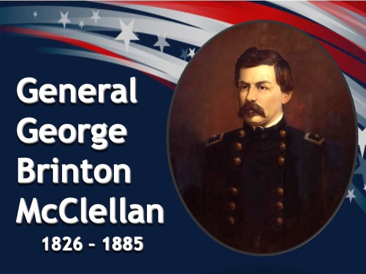 Portrait of General George B. McClellan.