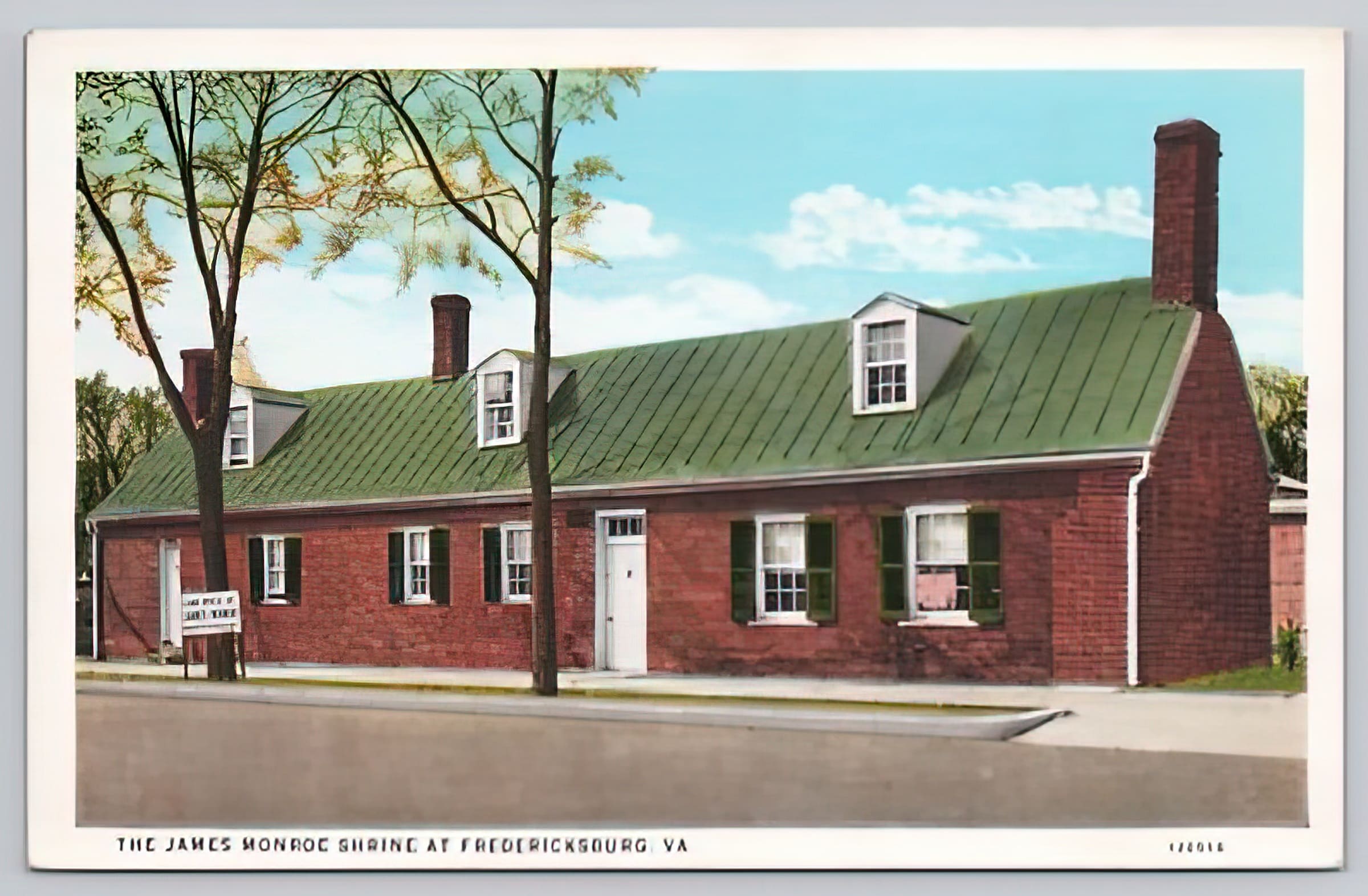 James Monroe Shrine, Fredericksburg, Virginia, historic building.
