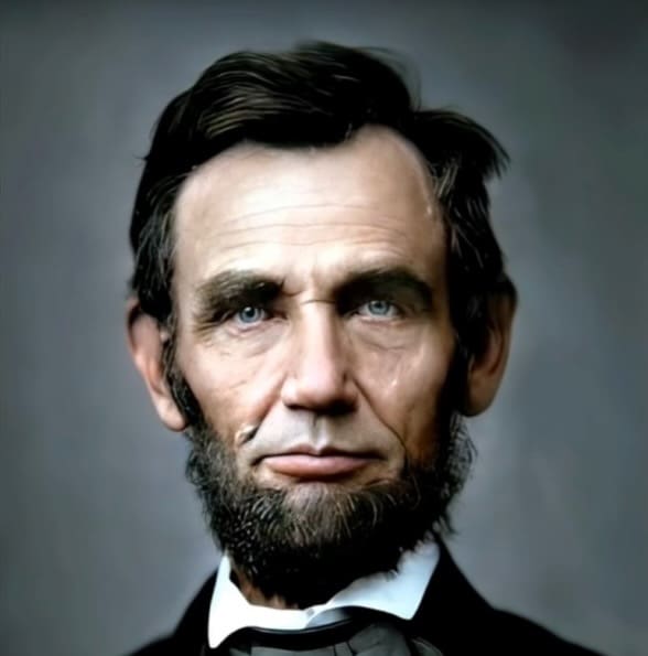 Man with beard and serious expression portrait.