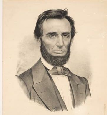 Portrait sketch of a bearded man.