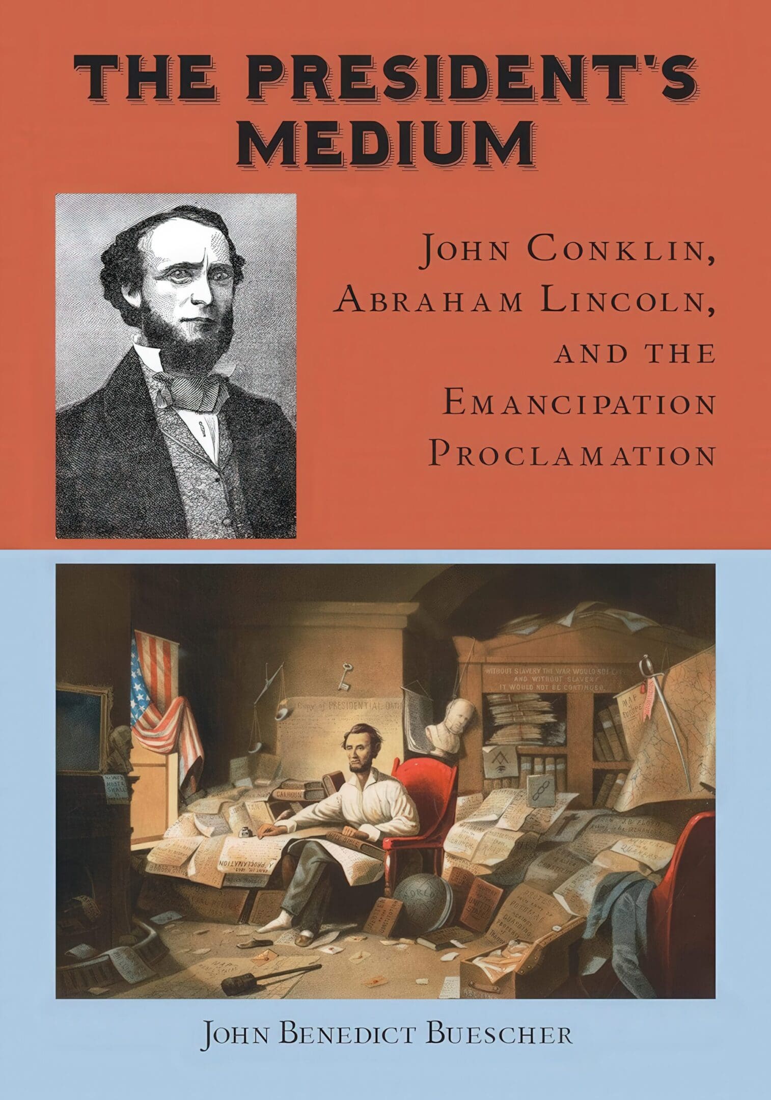 Book cover: The President's Medium illustration.